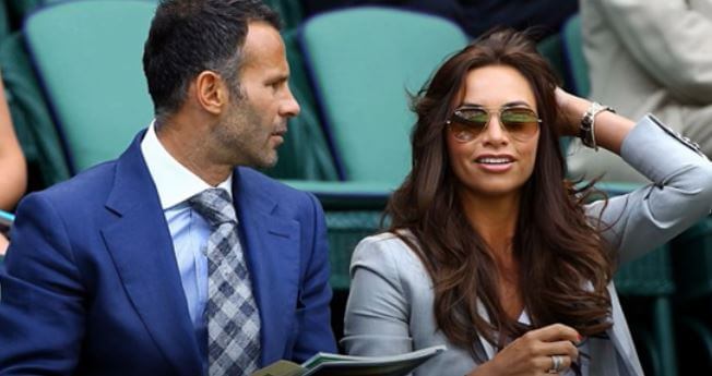 Stacey Cooke with her ex-spouse Ryan Giggs.